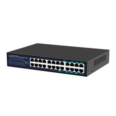 "Lanview Unmanaged 24-Port Full - Reliable High-Performance Networking Switch (LVN-1U-24PORT-1G)"